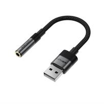 Acefast J13 USB-A to 3.5mm mini jack adapter - black