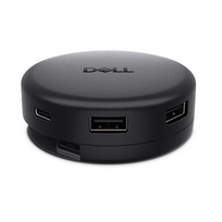 Dell Pro 7-in-1 USB-C Travel Hub - DA326  Black