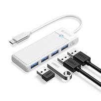 Orico PAPW4A-C3 USB Hub 4-port 4x USB-A 3.0 1 m - white