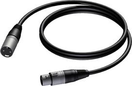 Cable Procab XLR - XLR 0.5m black (CAB901/0.5)