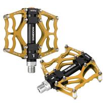 Rockbros JT201012LG 2010-12L Aluminum Platform Bicycle Pedals - Gold