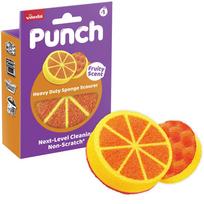 Vileda Punch kempinė, stipri, oranžinė, 1 vnt.