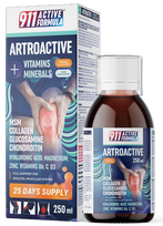 911 Artroactive Vitamins+Minerals skystis, 250 ml