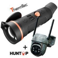 THERMTEC Wild 650L Pro, 640x512, 50mm, 1x-4x, 50Hz, Wi-Fi + Huntop E50 trail camera termovizorius Wild 650L Pro / ES-E50G