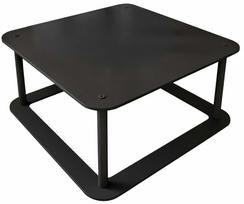 Kavos staliukas Kalune Design Hole Square, juoda sp., 70 cm x 70 cm x 38 cm