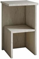 Naktinis staliukas Kalune Design Roisin 382NRC1818, travertine sp., 50 cm x 29.6 cm x 29.6 cm