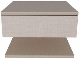 Naktinis staliukas Kalune Design Vivid 875ZNA3420, smėlio sp., 31.4 cm x 45 cm x 36.8 cm