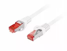 Lanberg PATCHCORD KAT.6 S/FTP LSZH CU 20 m, baltas, atitinka „FLUKE“ reikalavimus, LANBERG