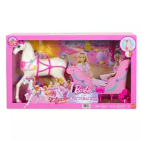 BARBIE NUTCRACKER LAND OF SWEETS žirgo ir rogių rinkinys - Spragtuko kolekcija (JNH63)