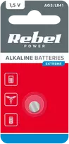 Bateria REBEL EXTREME AG3 baterija, 1 vnt./blisterinėje pakuotėje.