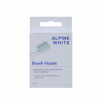 Alpine White Sonic Toothbrush Replacement Heads Keičiamos galvutės dantų šepetėliui 2vnt