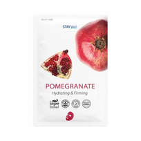 STAY WELL Climate Neutral Nourishing & Brightening Sheet Mask Pomegranate Maitinanti ir šviesinanti veido kaukė 1 vnt.