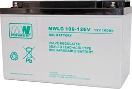 MPL Power Akumulator MWLG 100-12EV 12V 100Ah VRLA GEL MW Power | 12V/100AH-MWLG | 5902135116937