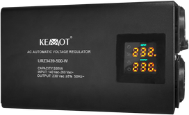 KEMOT SER-500-W automatinis įtampos stabilizatorius, tikslumas 8%