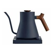 Fellow Stagg EKG PRO 900ml electric kettle in stone blue with a walnut-coloured handle | 1220000880627 | 1220000880627