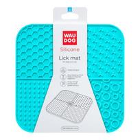 WAUDOG Silicone laižomasis kilimėlis šunims ir katėms, 190x190x10 mm, mėlynas