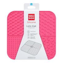 WAUDOG Silicone laižomasis kilimėlis šunims ir katėms, 190x190x10 mm, rožinis