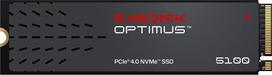 SSD diskas SanDisk SanDisk Optimus 5100 - SSD - 2 TB - vidinis - M.2 2280 - PCIe 4.0 x4 (NVMe) | SDSP51200TAN-000E0 | 619659232283