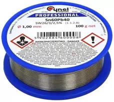 9678# Alavas 2,50/100g/litavimo lydmetalis lc60-fsw26 cilindras