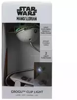 Paladone Star Wars The Mandalorian Grogu prisegamas knygos šviestuvas