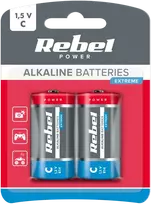 REBEL EXTREME LR14 šarminės baterijos 2 vnt./bl