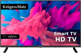 Kruger & Matz 32 colių HD išmanusis DVB-T2/S2 H.265 Hevc televizorius