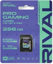 256GB V30 UHS-III Goodram Rival Micro SD atminties kortelė su adapteriu
