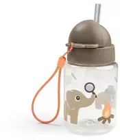 Done by Deer gertuvė su šiaudeliu Tiny Trails Sand, 280 ml
