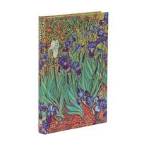Van Gogh „Irisai“ Užrašinė Mini, Paperblanks 2024, Lietuviški Užrašai 9x14 cm