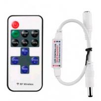 LED juostos reguliatorius su nuotolinio valdymo pulteliu, 5-24V, 12A, 144W, 11 mygtukų