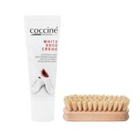 Batų priežiūros rinkinys – baltas „Cocciné“ kremas, 75 ml, ir poliravimo šepetėlis ZES-56