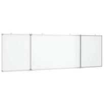 Magnetinė balta lenta, 160x50x1,7cm, aliuminis, sulankstoma, 160 x 50 x 1.7 cm