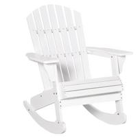 Sodo supamoji kėdė Adirondack, iki 130 kg, balta