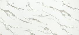 PVC lipni dekoratyvinė plokštė lygi balta-pilka marmurinė 280x60 cm, 280x60 cm