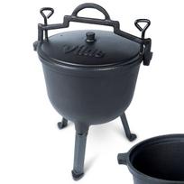 Ketaus virdulys ant kojelių su dangčiu CAST LINE 10 l juodas 315x49 cm Orion