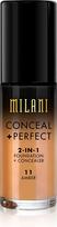 Milani Cosmetics - Conceal+Perfect Liquid Foundation - 11 Amber