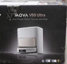 Mova V50 Ultra Robot Vacuum, White | MOVA Robot Vacuum | V50 Ultra | Wet&Dry | 6400 mAh | Dust capacity 3.2 L | 24000 Pa | White | DAMAGED PACKAGING | 34 month(s)