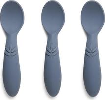 Nuuroo - Ella Silicone Spoon 3-Pack - Bering Sea