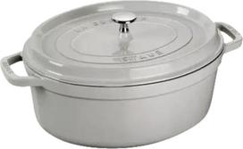 Staub LA COCOTTE Cast iron pot oval 3.2 ltr, truffle