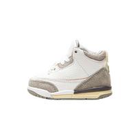 A Ma Maniére x Air Jordan 3 Retro SP TD Raised By Women Baby Sneakers White Medium-Grey Violet-Ore DJ0719-110 23.5