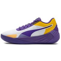 Puma Fusion Nitro Team Lakers Men Sneakers Purple Prism-Violet Spectra-Yellow 377035-09 40 blue