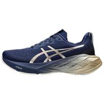 ASICS Novablast 4 Platinum Blue Expanse Champagne Men Sneakers 1011B945-400 40 gray