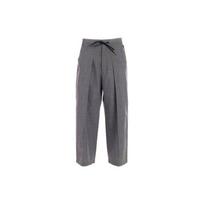 Y-3 Classic Wool Wide-Leg Trousers Women bottoms Gray GK4461 XS