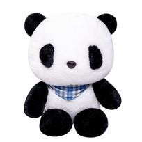 Kūrybingas drugelis Panda sėdinti lėlė Pora skudurinė lėlė Pliušinis žaislas Nacionalinio lobio lėlė Vaikų gimtadienio dovana 23CM black