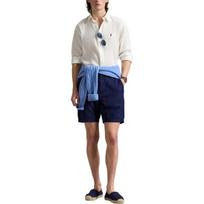 Polo Ralph Lauren Solid Color Linen Long Sleeve Shirt Classic Edition Men shirts White MNPOWOV16824311-100 XL