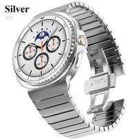 Titano metalinis dirželis Samsung Galaxy Watch 8 40/44mm 8 Classic 46mm, dirželis Galaxy Watch Ultra 47mm apyrankė Galaxy Watch 8 40mm sidabras