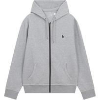 Polo Ralph Lauren FW25 Embroidered Pony Logo Solid Color Hooded Zip-Up Sweatshirt Men sweatshirt 710728118-014 M