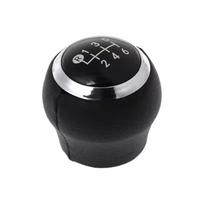 For Toyota Avensis T27 Yaris Corolla 6 Speed MT Gear Shift Knob Gearbox Stick Lever Pen Pu Leather Shifter Handball Chrome M12 black