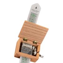 15 Note DIY Wood Hand Crank Music Box Kits with Paper Tape Strips Hole Puncher for Music Enthusiasts and Craft Hobbyists