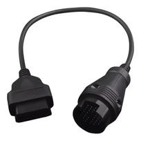 For Mercedes 38Pin Full PIN To 16 Pin OBD2 Adapter Cable Connector Tools Diagnostic Adapter Diagnostic Cable Connectors Q1E8 gray